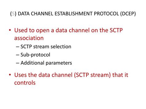 rfcchanel|RFC 8832: WebRTC Data Channel Establishment Protocol .